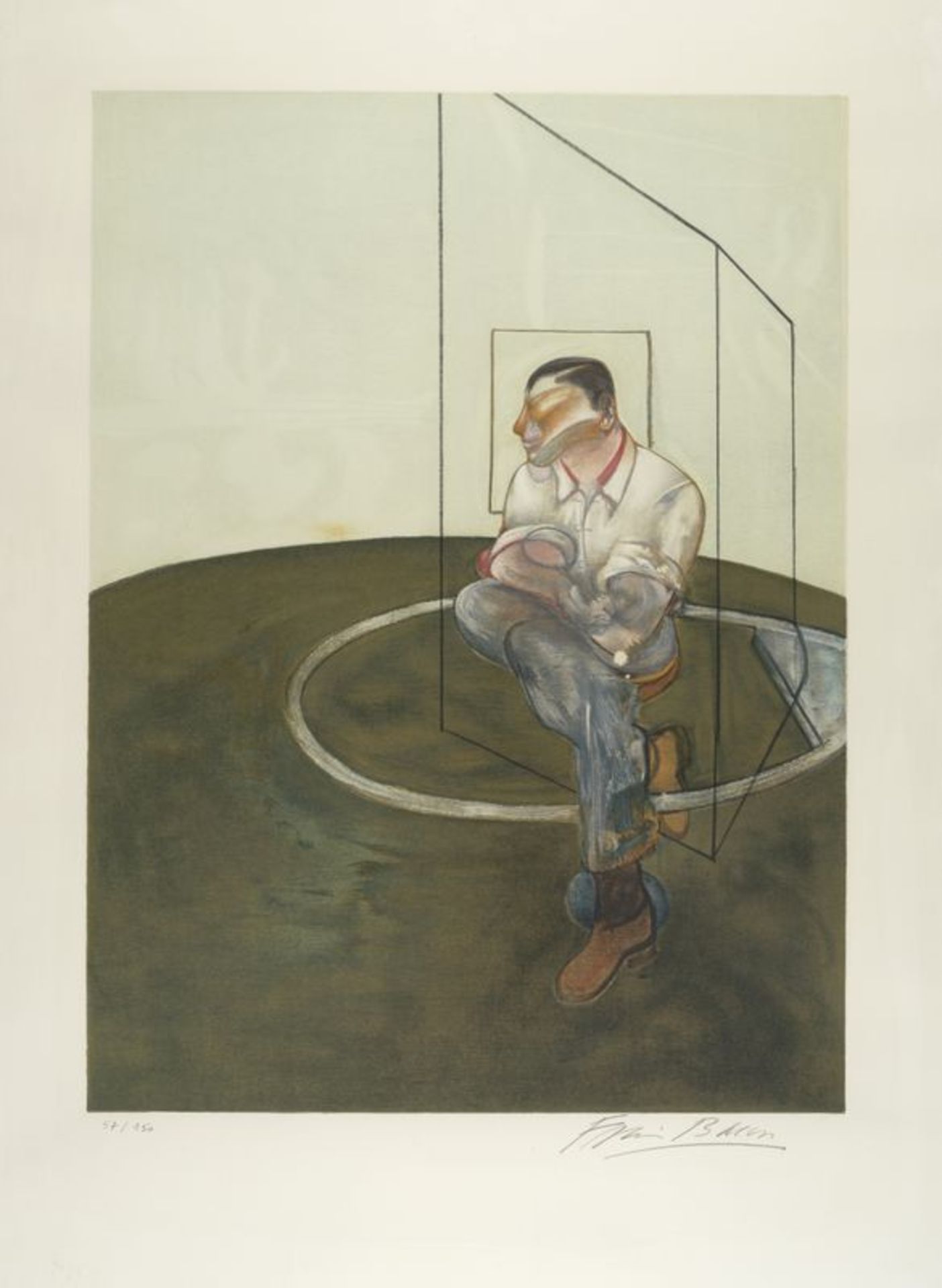 Francis BACON (1909-1992) - Etude pour le portrait de John Edwards, 1986 - [...]