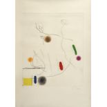 Juan MIRO (1893-1983) - Composition - Gravure signée au crayon en bas à droite et [...]