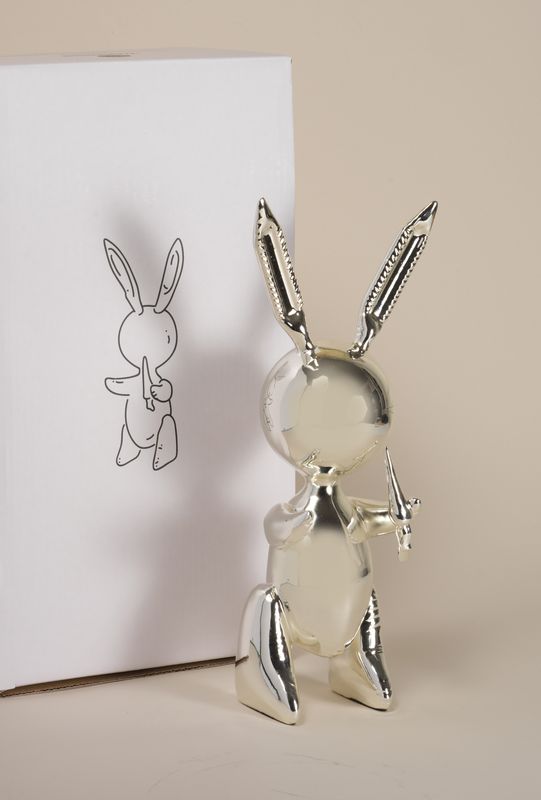 Jeff KOONS - D'après - Silver Rabbit, 1991 - Sculpture alliage de zinc - Numérotée [...]