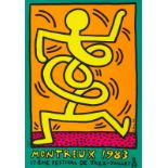 Keith HARING - Montreux Jazz Festival - Affiche sérigraphique - 99 x 69 cm - - [...]