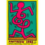 Keith HARING - Montreux Jazz Festival - Affiche sérigraphique - 99 x 69 cm - - [...]