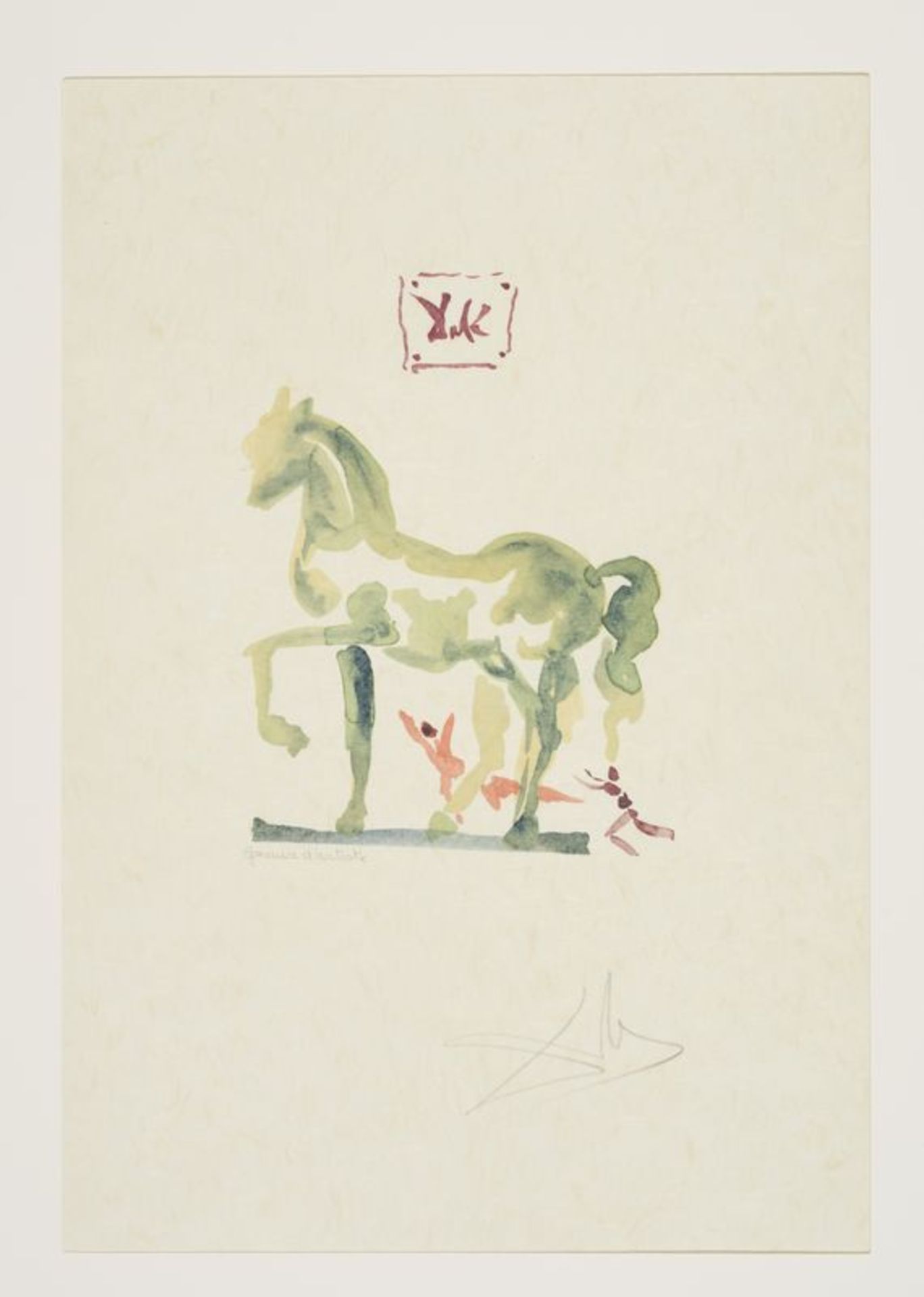 Salvador DALI (1904-1989) Antica - Ensemble de treize lithographies dans un coffret [...] - Bild 9 aus 14