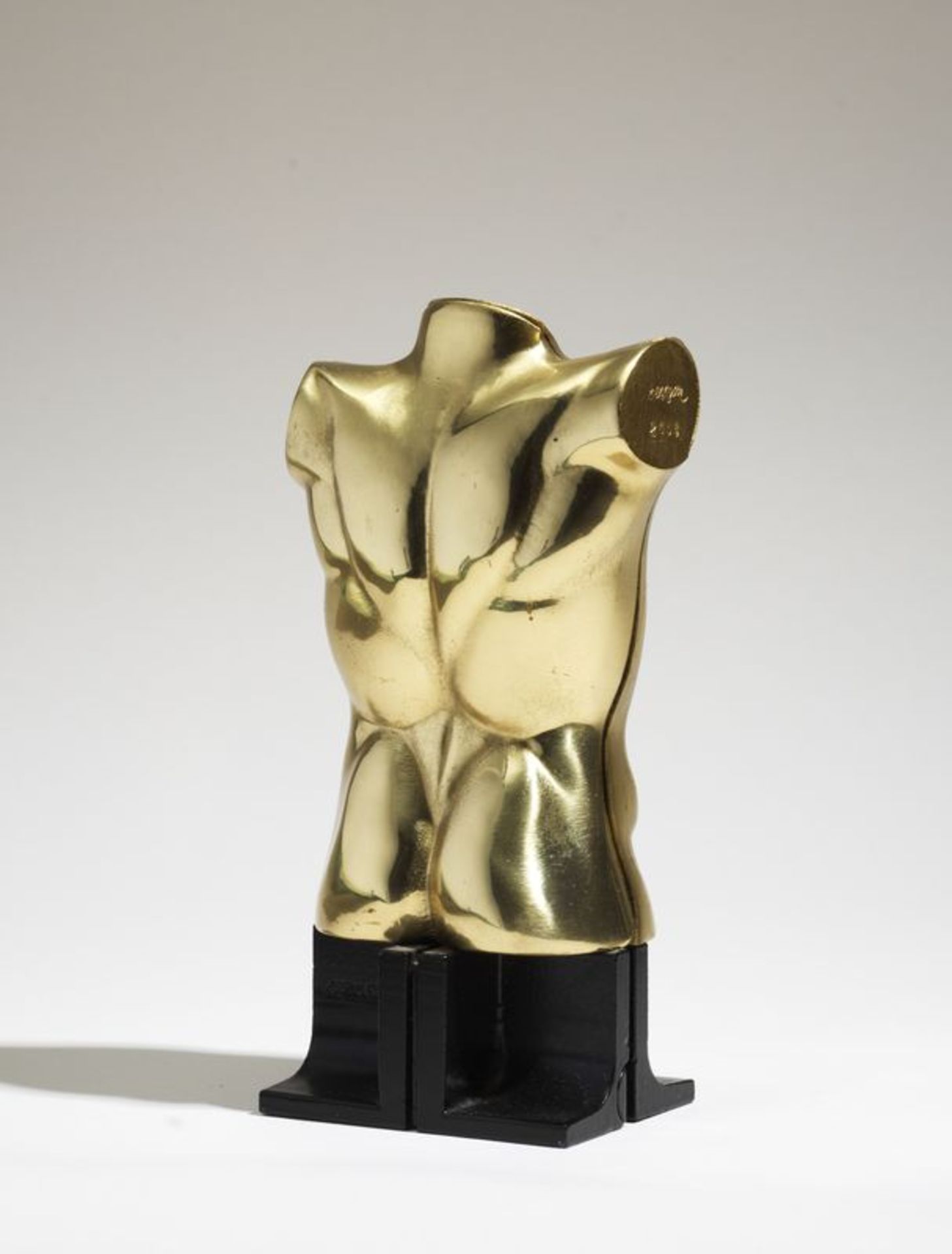 Miguel BERROCAL (1933-2006) - Torse épigastrique- Epreuve en bronze Socle en bronze [...]
