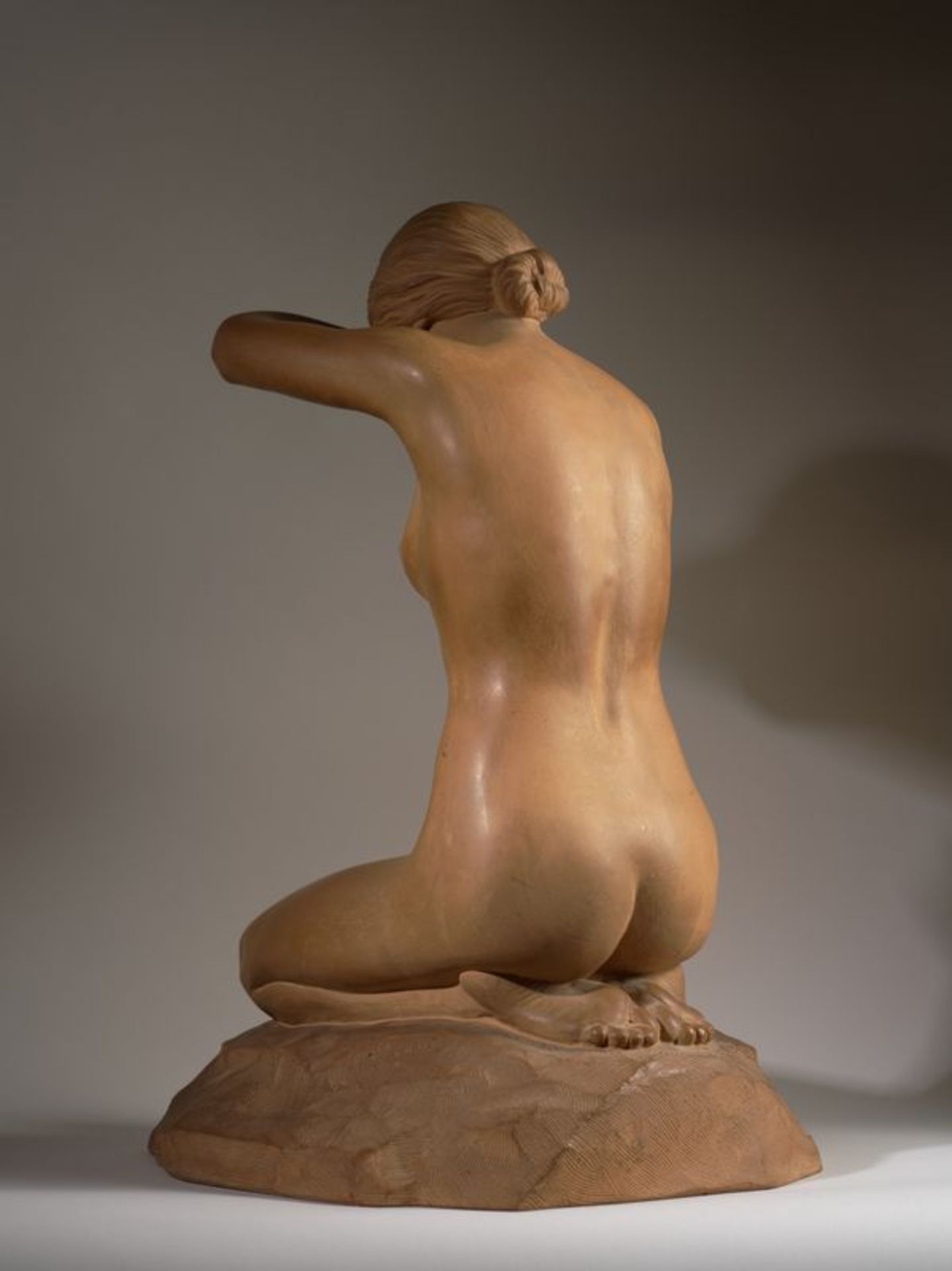 Stanislas LAMI (1858-1944) - Première faute - Sculpture en terre cuite - Hauteur : [...] - Bild 2 aus 4