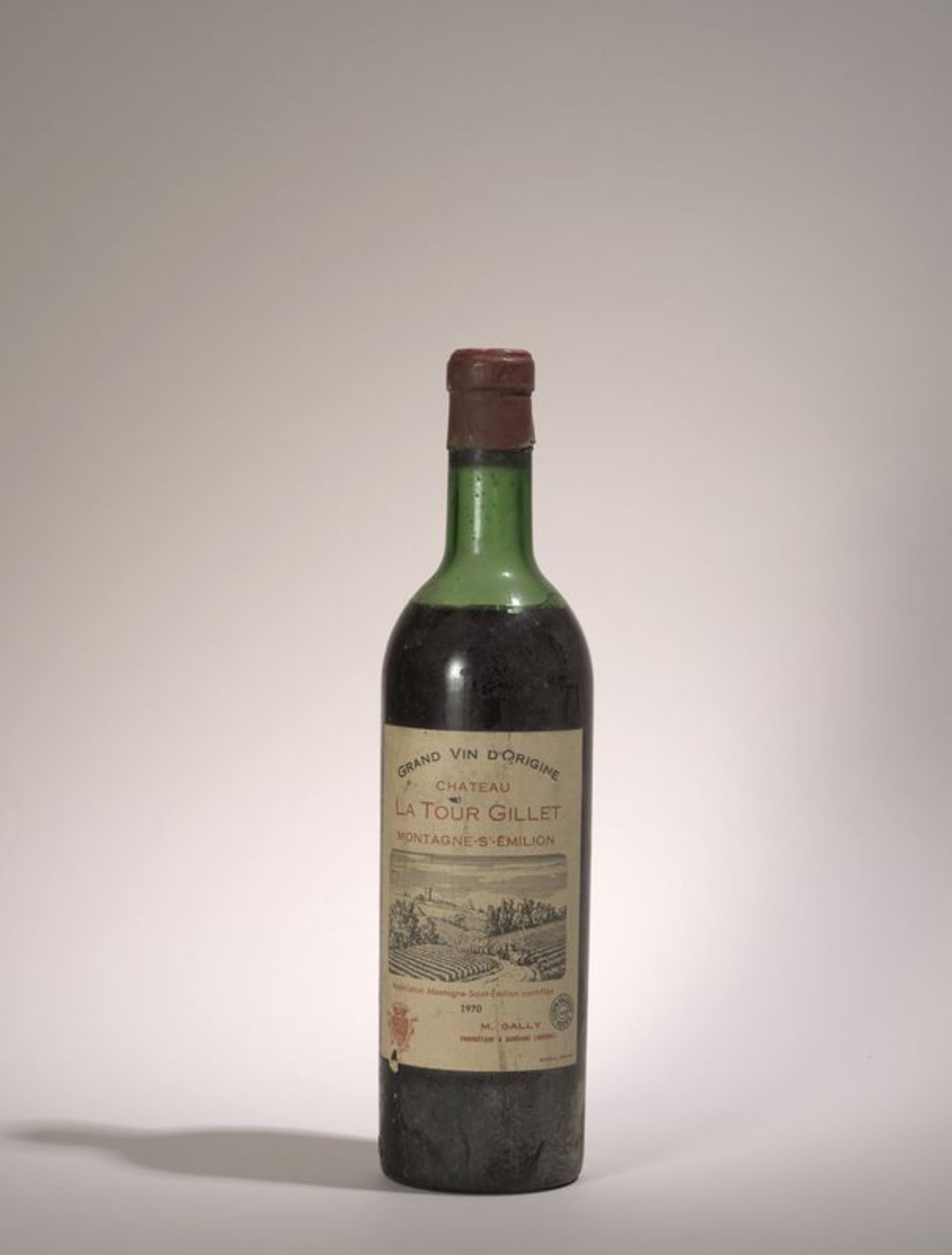 1 bouteille La Tour Gillet 1970, Montagne Saint Emilion - niveau légèrement bas - 1 [...]