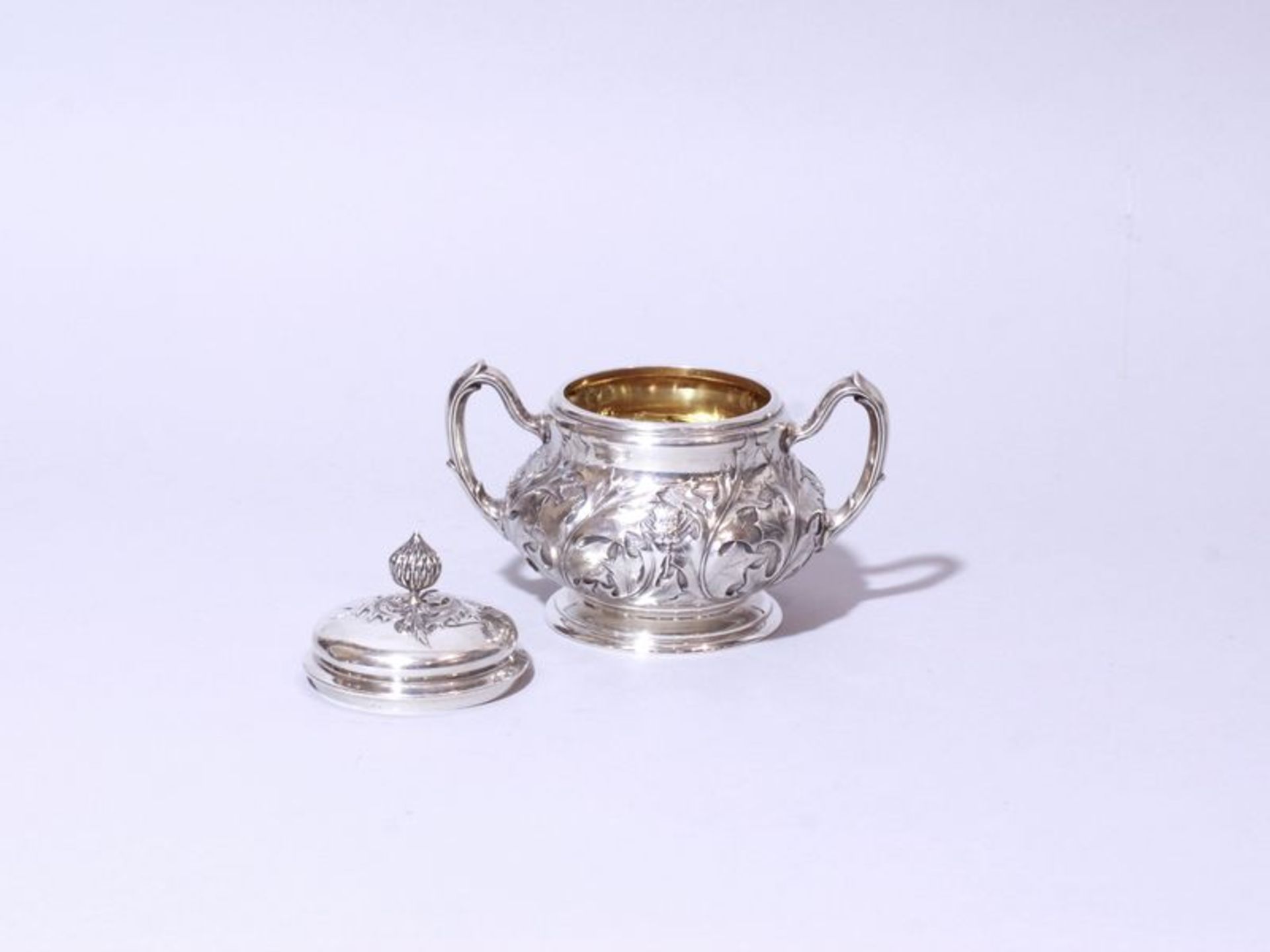 FABERGÉ Service à thé et à café en argent 84 zolotniks (875 millièmes) à [...] - Bild 6 aus 19