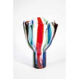 Große Vase "Kukinto"Timo Sarpaneva (Entwurf), Venini, Murano (Ausführung) 1992 Farbloses Glas, mit