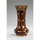 Vase mit galvanoplastischem KupferdekorCarl Goldberg, Glasraffinerie und Glasmalerei, Haida, um 1900