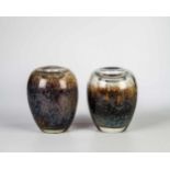 Paar Vasen (sog. Dexel-Ei) - "Ikora - Kristall"Walter Dexel (Formentwurf), Karl Wiedmann (