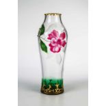 Vase "Florida"Gräflich Harrachsche Glashütte, Neuwelt, um 1904 Farbloses Glas mit verlaufendem