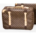 Koffer SatelliteLouis Vuitton, 21. Jahrhundert Weichkoffer mit Monogram Canvas und Echt-Leder. Ca.