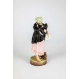 A buiscuit porcelain figure ''cruel lot''. Russia, Moscow, Gardner Porcelain Manufactory,circa 1880.