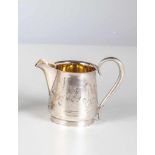 A silver art nouveau milk jug. Russia, Moscow, probably Ivan Nikolaev Mnekin (1896-1908),1908.