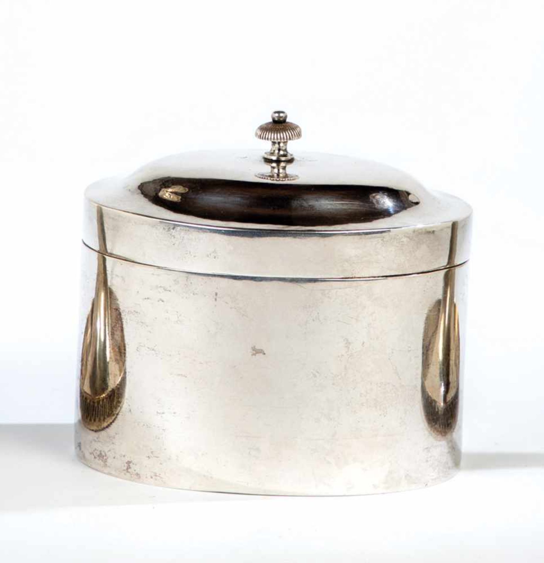 A silver sugar bowl. Austria, Vienna, 1816. Oval body. Stamped with assayer's mark ''1816''and