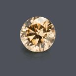 Fancy BrillantZimtfarbener (natur) Diamant in modernem Brillant-Vollschliff von 1,00 ct./SI- - -19.