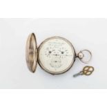 Taschenuhr mit zwei ZeitzonenPatent Double Time Keeper, M. J. Tobias, Liverpool, um 1830