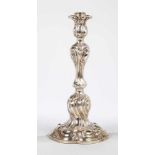 A silver candlestick. Germany, Berlin, Franz G.D. Vollgold, D. Vollgold & Sohn(1838-1892), mid