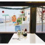 Lilia Baumann1971 "Christmas". Öl auf Leinwand. 69 x 73 cm. Ungerahmt. 2000 Studium an der