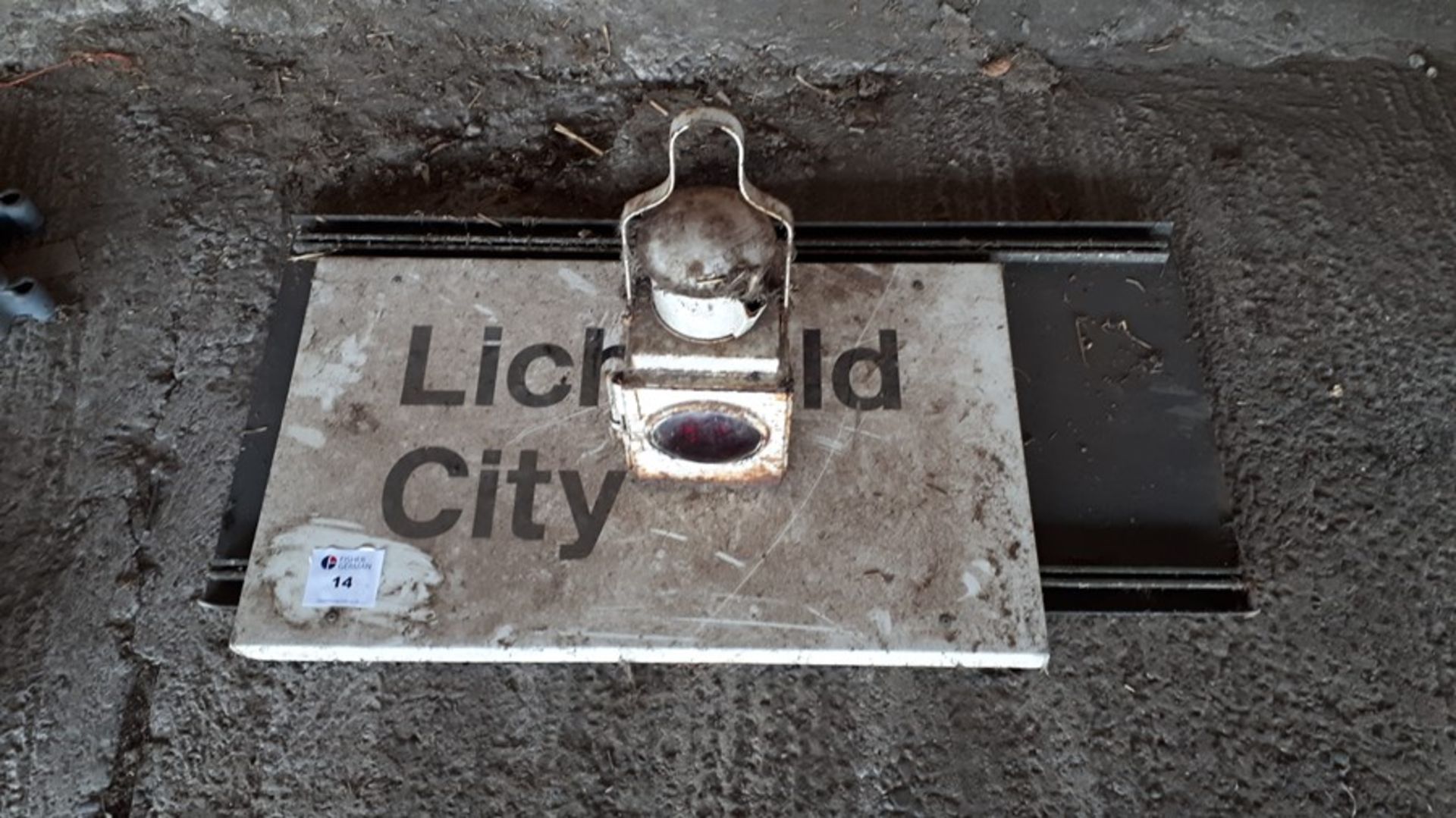 Signs and Railway Lantern