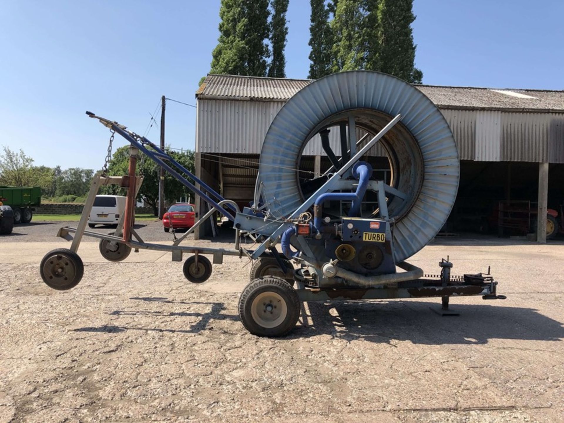 Bancilhon Turbo irrigation hose reel and SF 2 gun