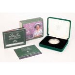 Coins Queen Mother Piedfort Proof Crown,