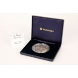 2001 Guernsey Silver Proof Ten Pounds,