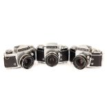 Three Ihagee Exakta Cameras,