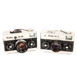 Two Rollei 35 Compact Cameras,