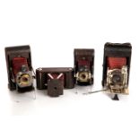 Four Folding Kodak Cameras,