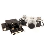 A Zeiss Ikon Contax IIa Rangefinder Camera,