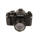 A Canon F1 NEW SLR Camera,