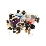 A Collection of Modern Microscope Parts,
