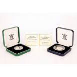 1992-1993 50 Pence Silver Proof Coine 10 Pence and 1992 Silver Proof ,