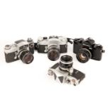 Four Miranda SLR Cameras,