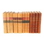 A Large Collection of Leather Bound French Electrical Engineering Books,