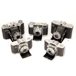 A Small Selection of Various Zeiss Ikon Cameras,