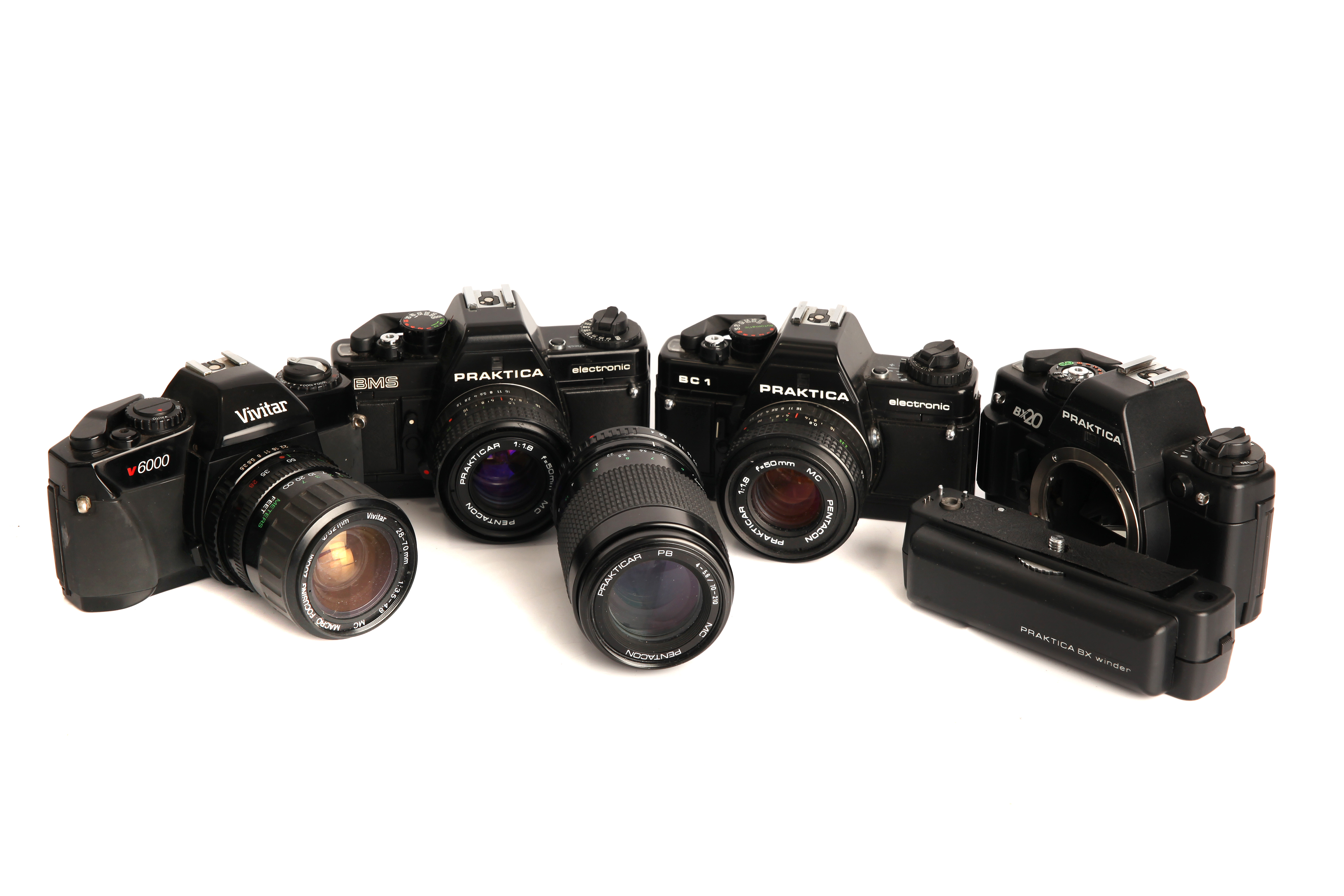 Four SLR Cameras,