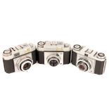 Three Zeiss Ikon Contina Cameras,