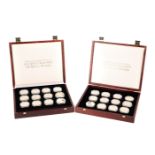 Royal Mint Queen Mother Lady of the Century Series Silver Proof Coins, 1990's