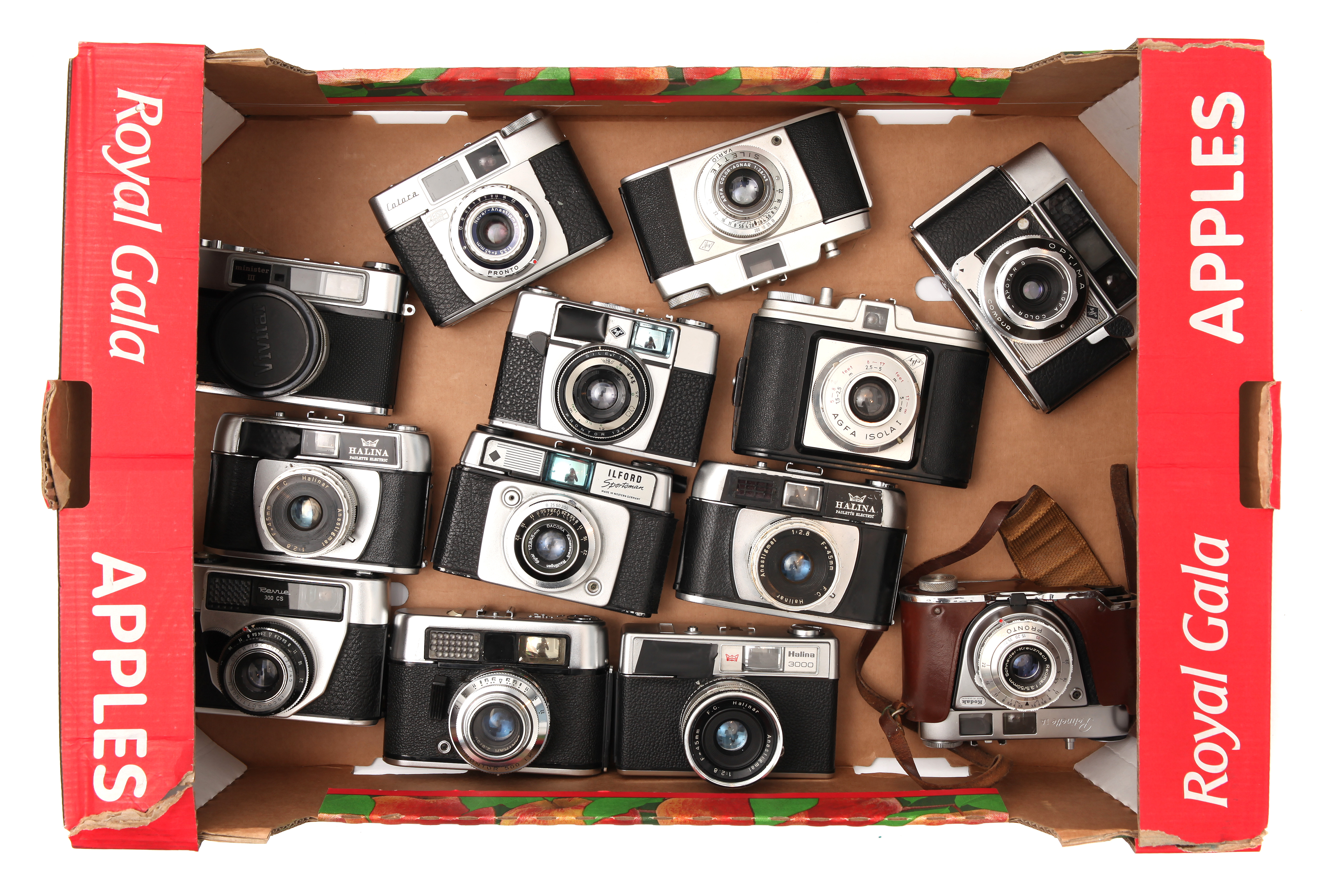 A Selection of Various Compact Cameras,