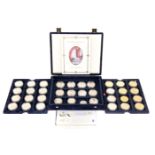 Golden Wedding Anniversary Silver Proof Set 1997 plus 12 other Silver Proof Coins