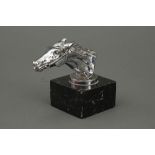 A Chrome Car Mascot in the form of a Racehorse,