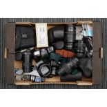 A Selection of Various Cameras & Lenses,