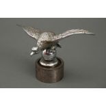 A Chrome Car Mascot in the form of a Bird of Prey,