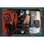 An Olympus OM-2 SLR Camera Outfit,