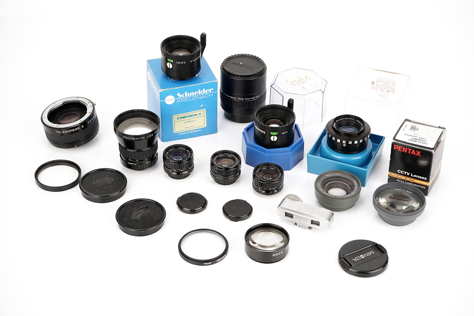 A Good Selection of Various Lenses,