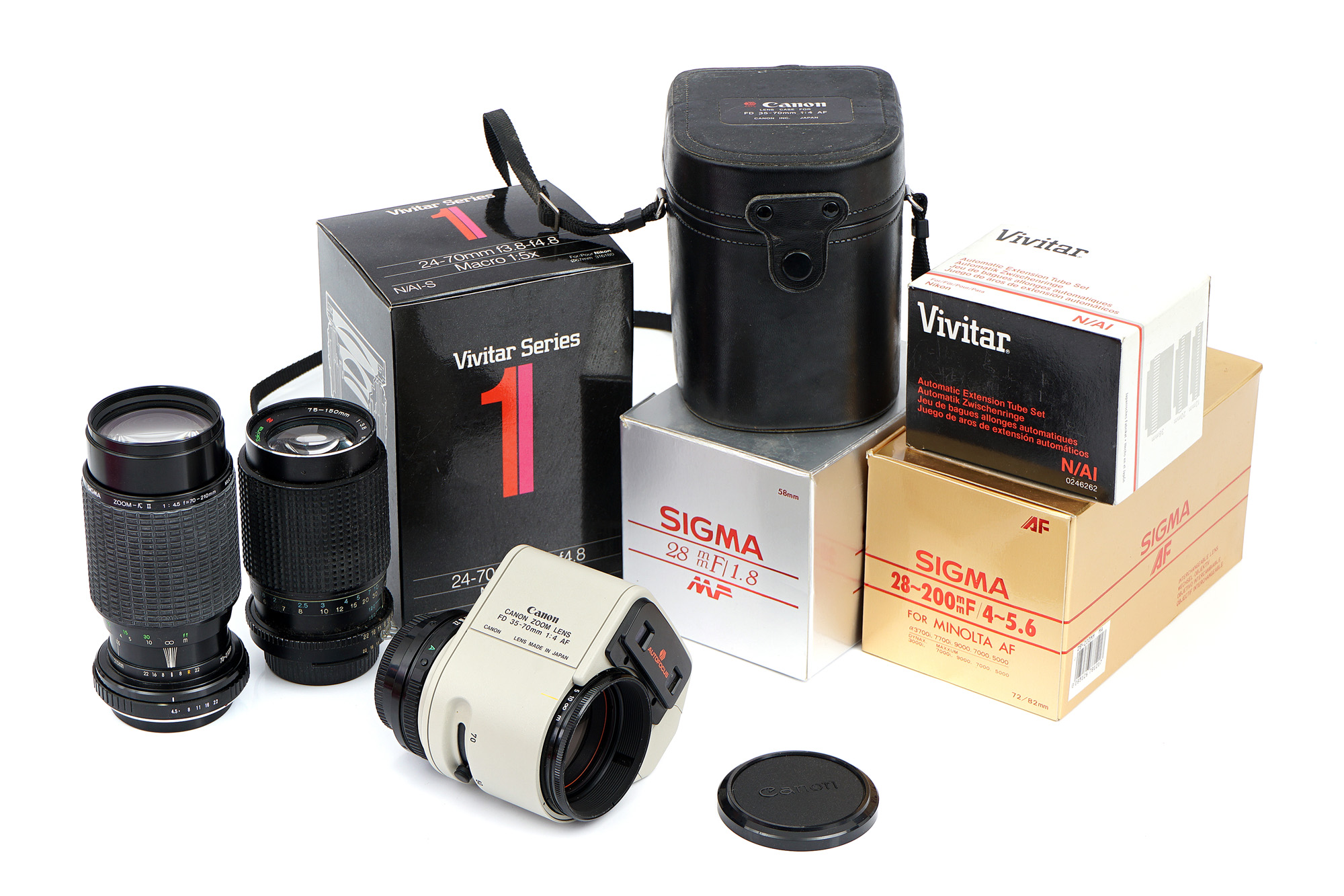 A Selection of Various Lenses,