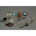 A Collection of Magnifying Glasses with Other Lenses,