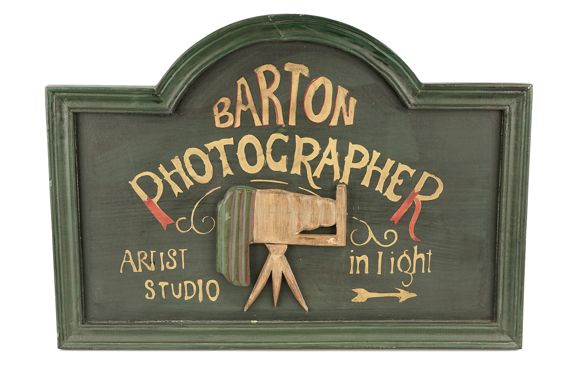 A Barton Photography Sign,