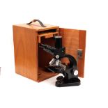 A Large Trinocular Microscope,